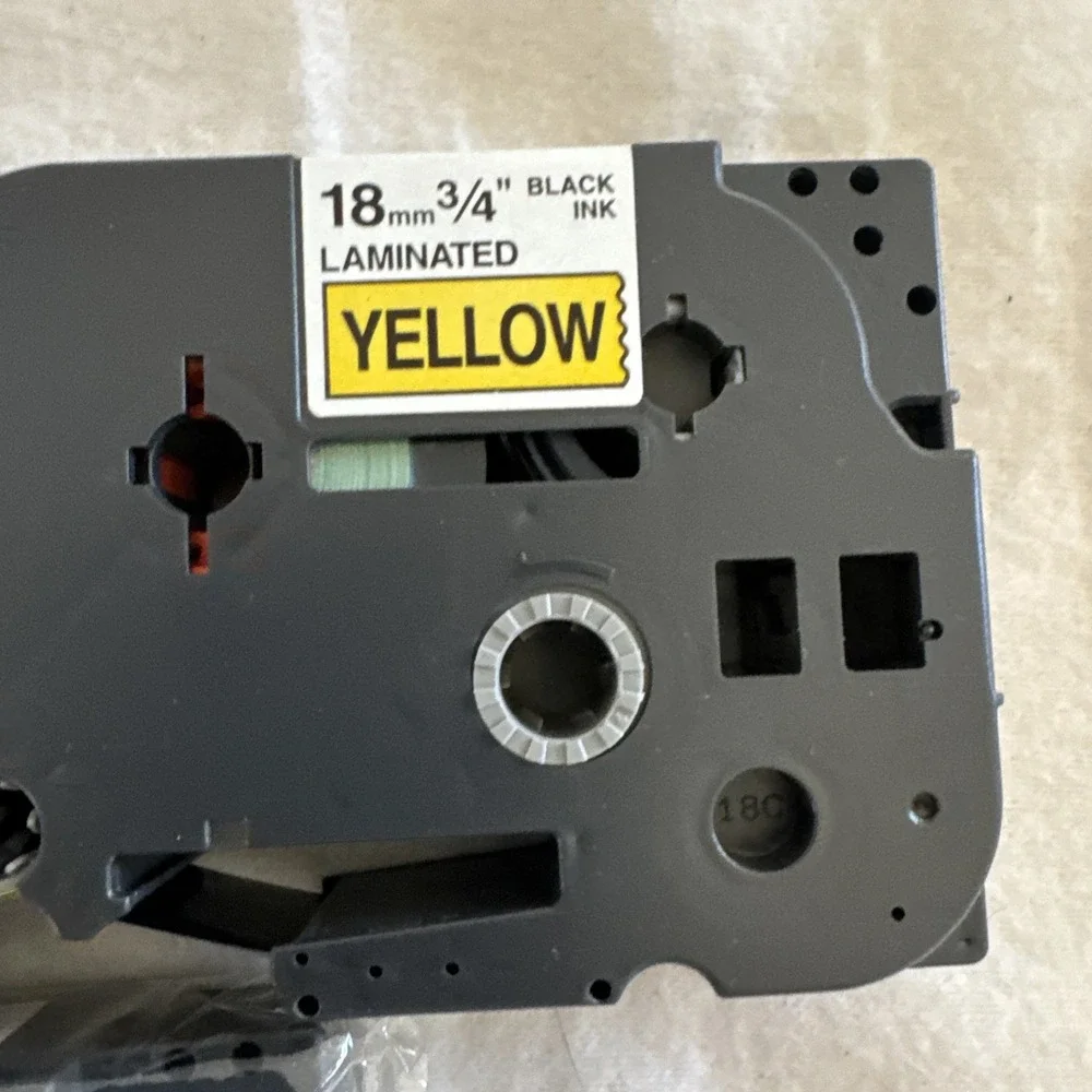 5 GENUINE Brother TZ-151 P-Touch Label Tape 18 mm 3/4